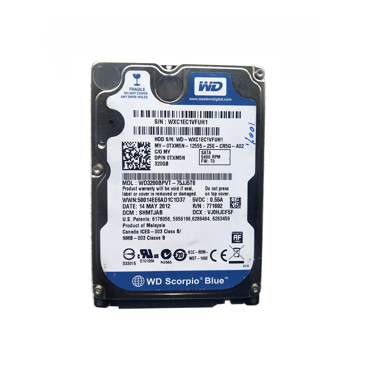 320 GB LAPTOP HDD